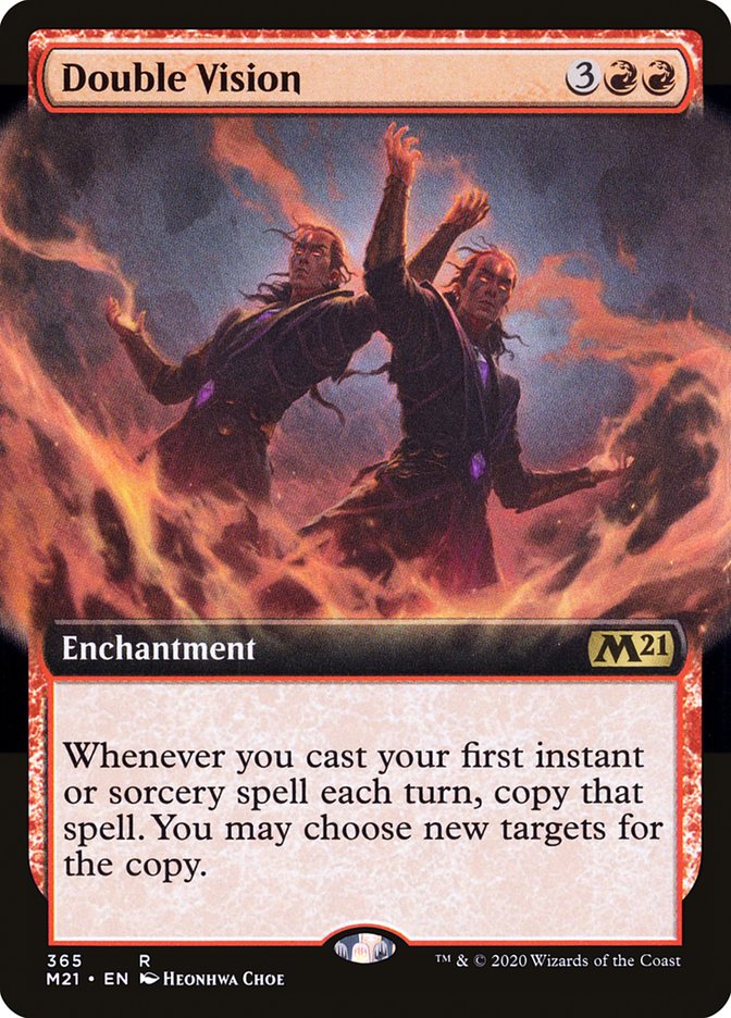 Double Vision (Extended Art) [Core Set 2021] (M21 365)