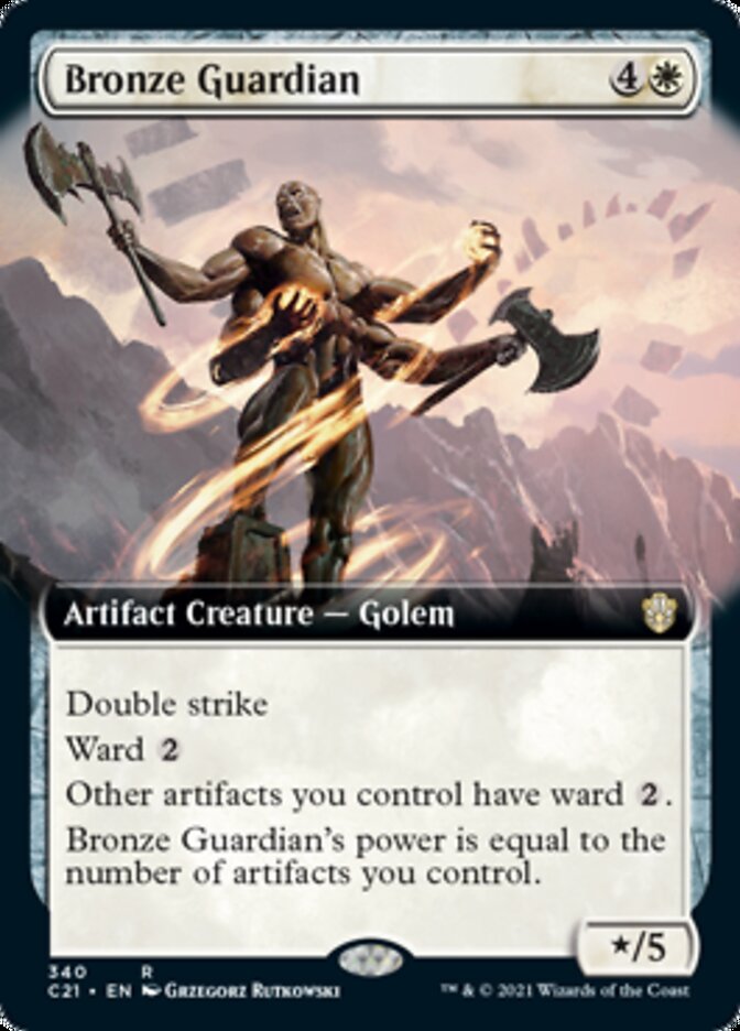 Bronze Guardian (Extended) [Commander 2021] (C21 340)
