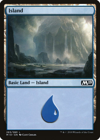 Island (#265) [Core Set 2019] (M19 265)