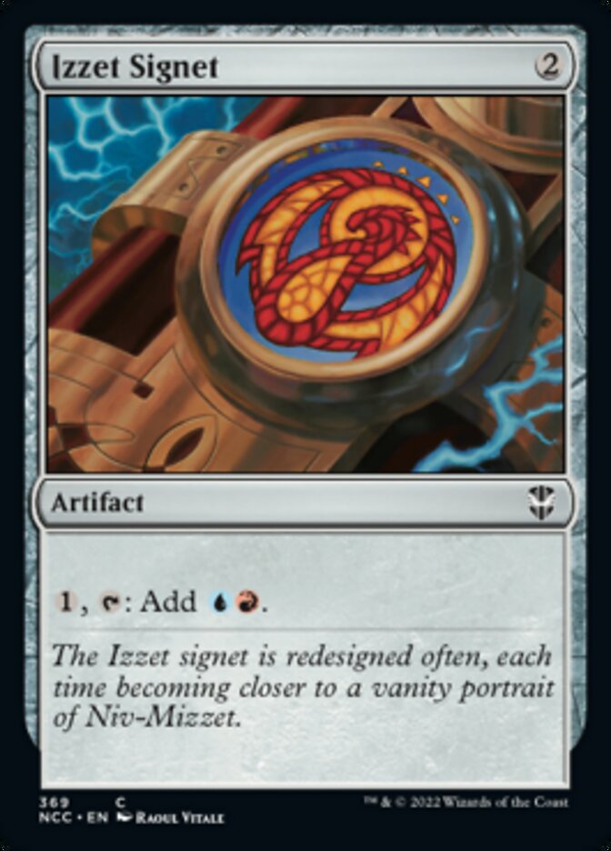 Izzet Signet [Streets of New Capenna Commander] (NCC 369)