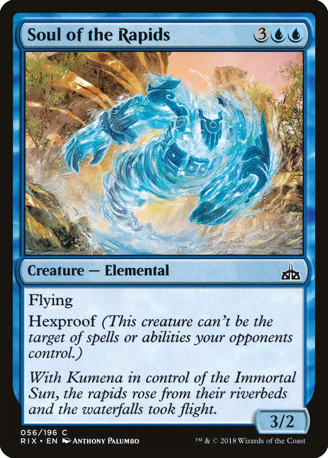Soul of the Rapids [Rivals of Ixalan] (RIX 56)