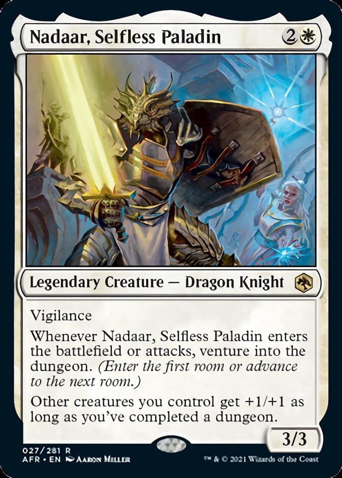 Nadaar, Selfless Paladin [Dungeons & Dragons: Adventures in the Forgotten Realms] (AFR 27)