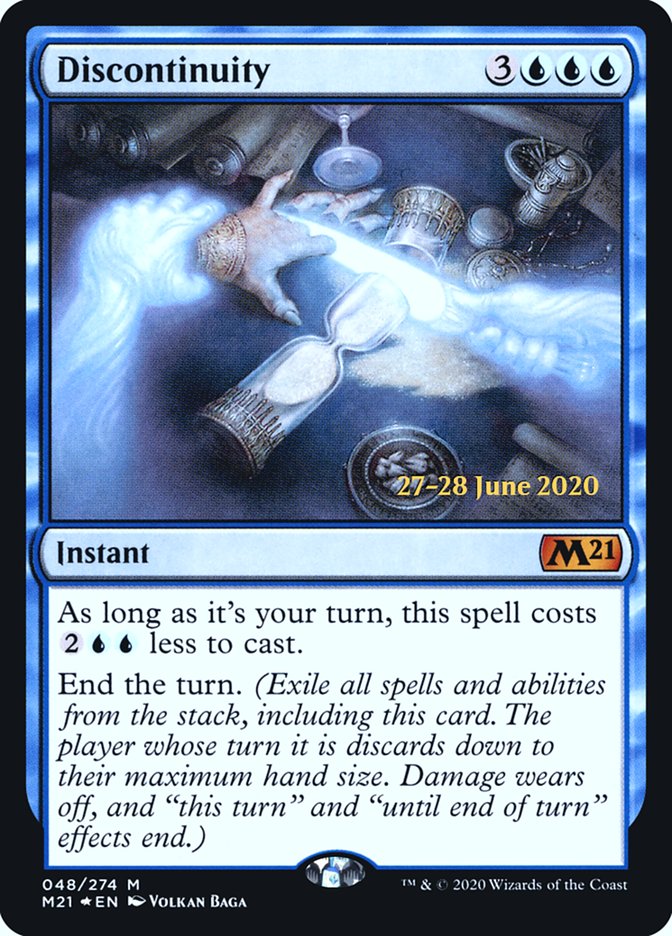 Discontinuity  [Core Set 2021 Prerelease Promos] (PM21 48S)