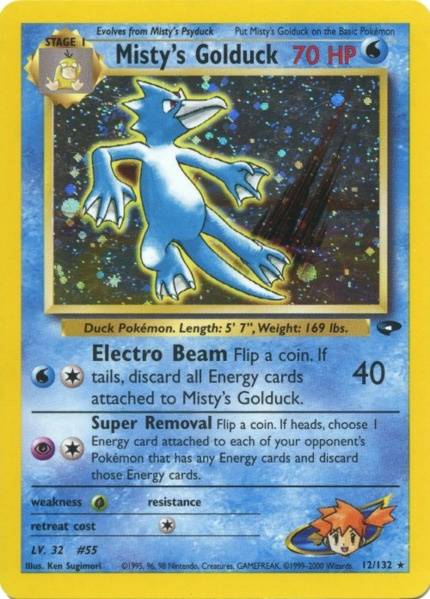Misty's Golduck (12/132) [Gym Challenge]