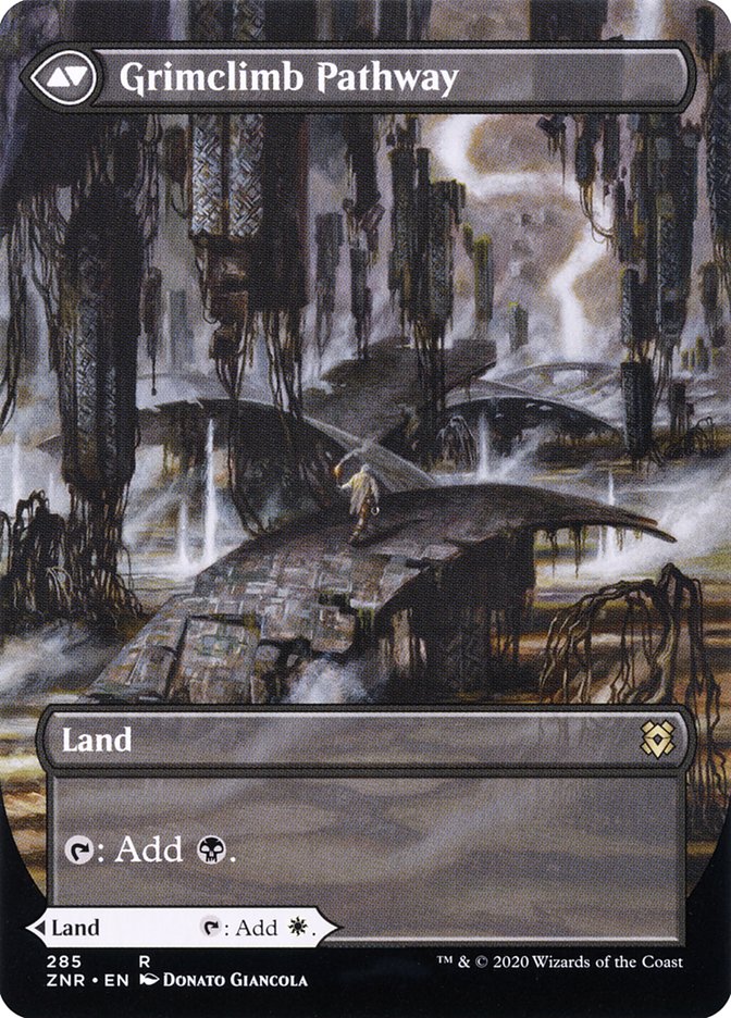 Brightclimb Pathway // Grimclimb Pathway (Borderless) [Zendikar Rising] (ZNR 285)
