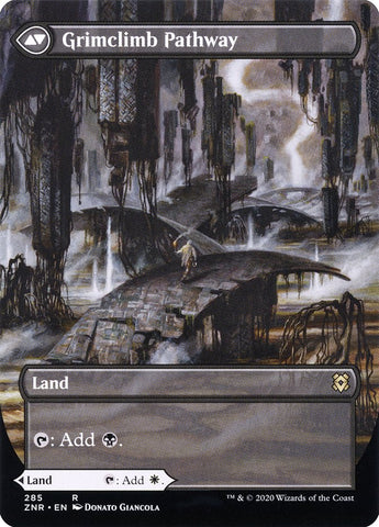 Brightclimb Pathway // Grimclimb Pathway (Borderless) [Zendikar Rising] (ZNR 285)