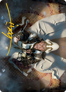 Jerren, Corrupted Bishop Art Card (Gold-Stamped Signature) [Innistrad: Midnight Hunt Art Series] (AMID 37)