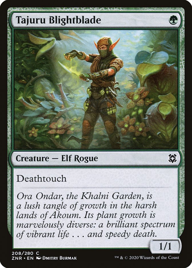 Tajuru Blightblade [Zendikar Rising] (ZNR 208)