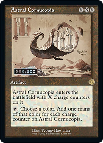 Astral Cornucopia (Schematic) (Serial Numbered) [The Brothers' War Retro Artifacts]