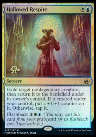 Hallowed Respite [Innistrad: Midnight Hunt Prerelease Promos] (PMID 227)