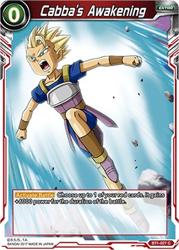 Cabba's Awakening [BT1-027]