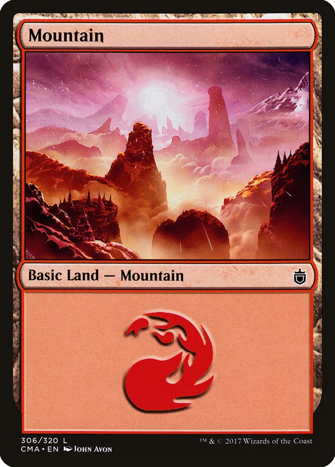 Mountain (#306) [Commander Anthology] (CMA 306)