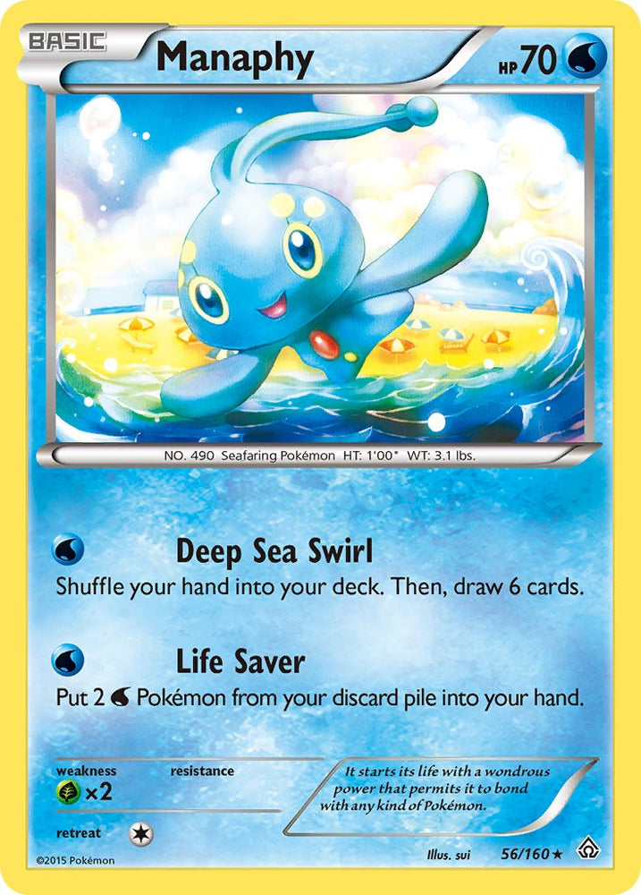 Manaphy (Battle Arena Deck Exclusive) (56/160) [Theme Deck Exclusives]