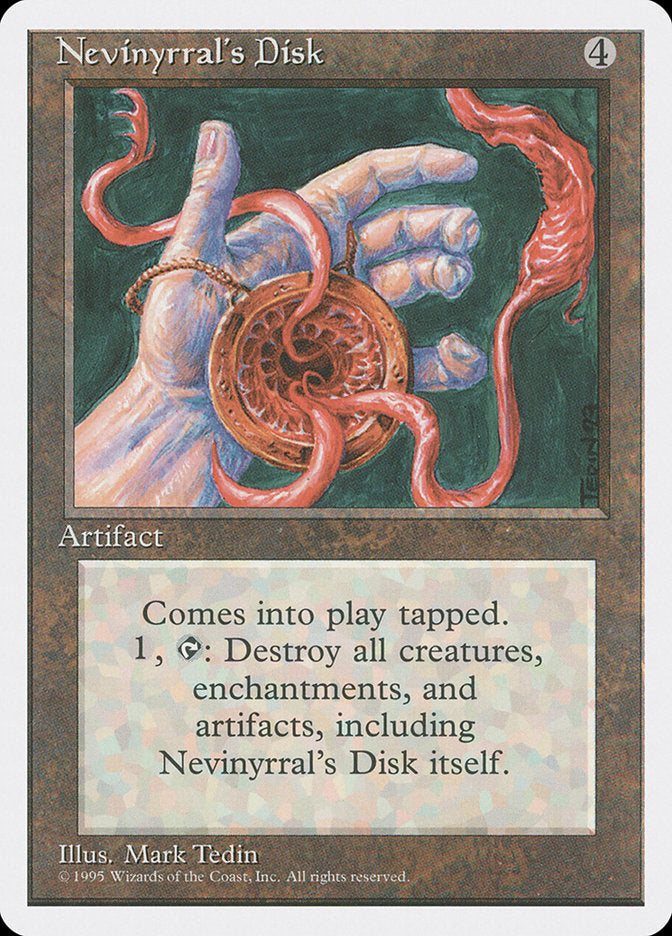 Nevinyrral's Disk [Fourth Edition] (4ED 338)