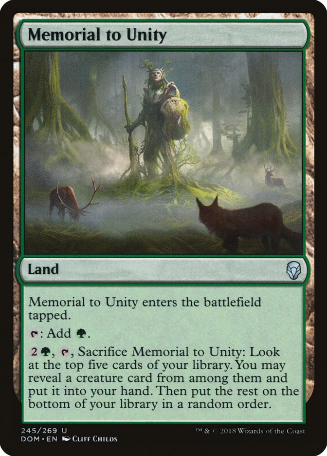 Memorial to Unity [Dominaria] (DOM 245)