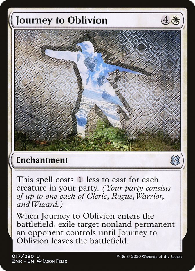 Journey to Oblivion [Zendikar Rising] (ZNR 17)