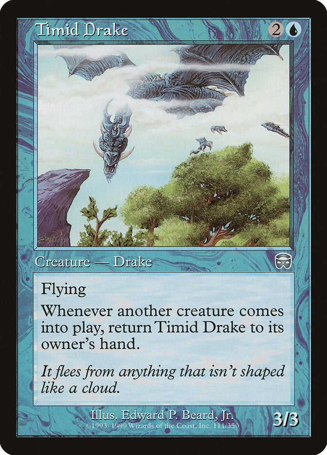 Timid Drake [Mercadian Masques] (MMQ 111)