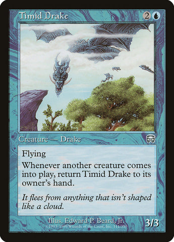 Timid Drake [Mercadian Masques] (MMQ 111)