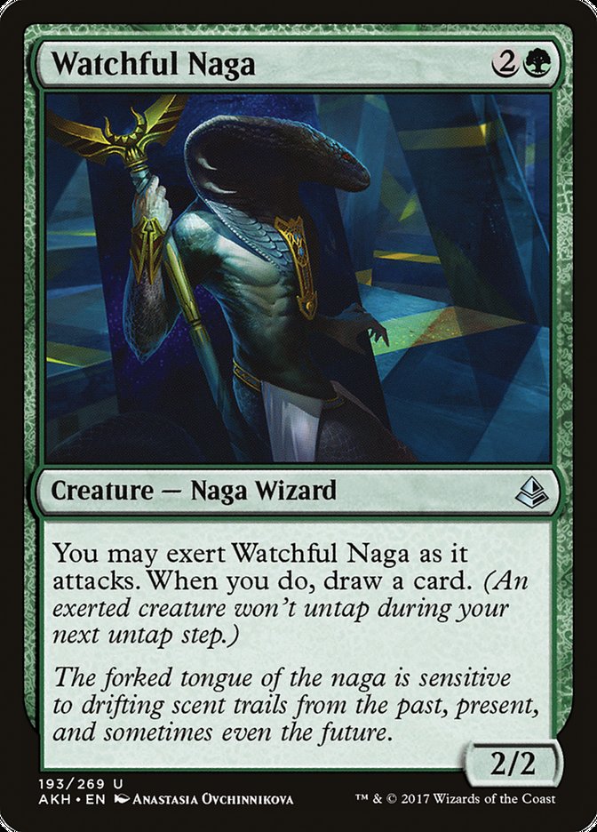 Watchful Naga [Amonkhet] (AKH 193)