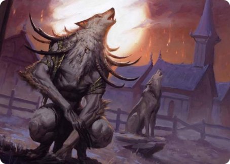Lord of the Ulvenwald Art Card [Innistrad: Midnight Hunt Art Series] (AMID 64)