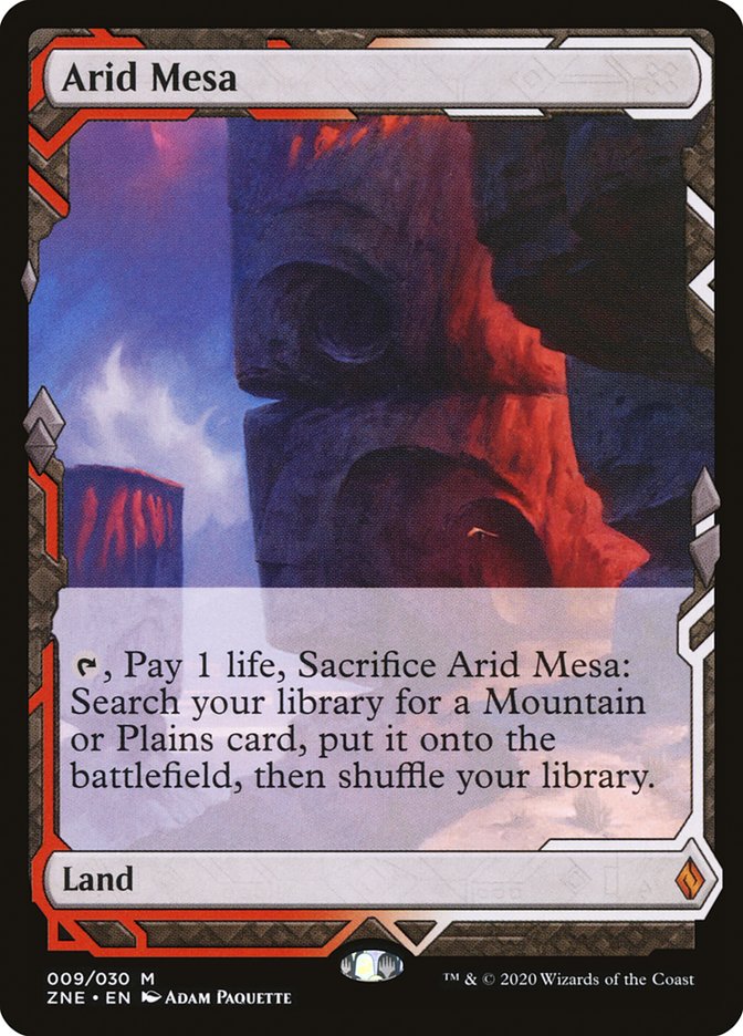 Arid Mesa (Expeditions) [Zendikar Rising Expeditions] (ZNE 9)