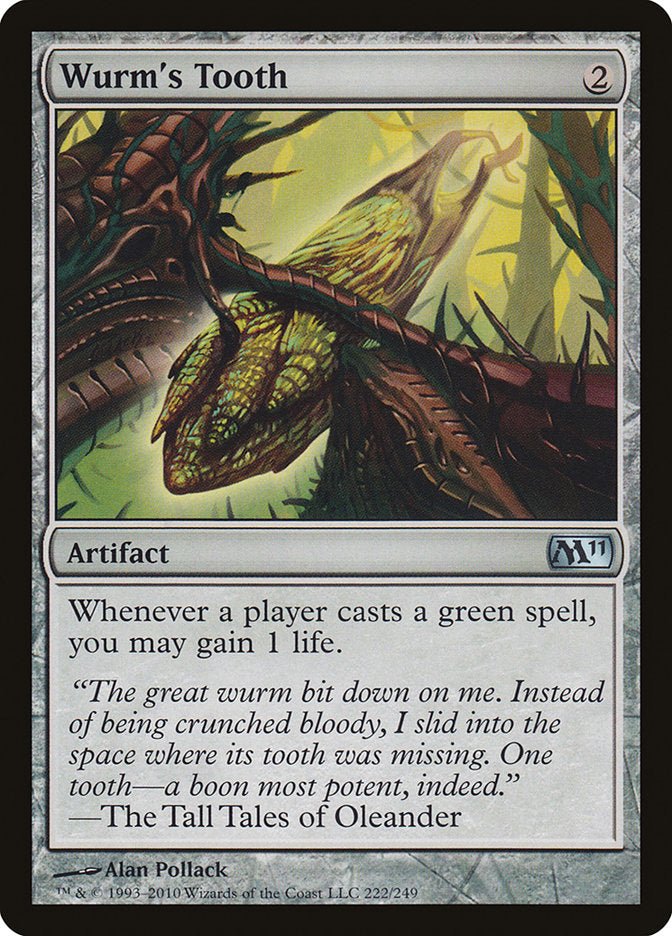 Wurm's Tooth [Magic 2011] (M11 222)