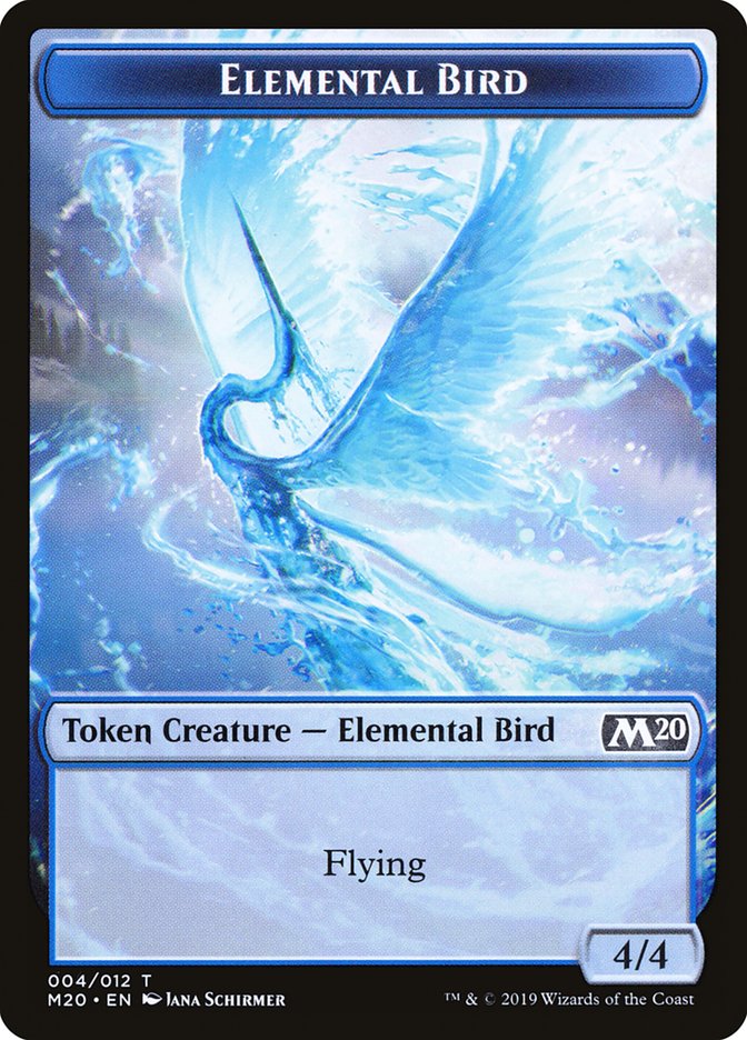 Elemental Bird Token [Core Set 2020 Tokens] (TM20 4)