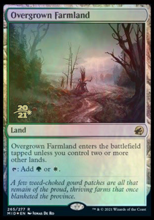 Overgrown Farmland [Innistrad: Midnight Hunt Prerelease Promos] (PMID 265)