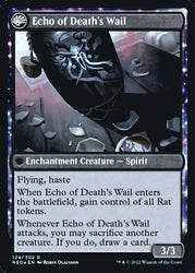 Tribute to Horobi // Echo of Death's Wail [Kamigawa: Neon Dynasty Prerelease Promos] (PNEO 124)