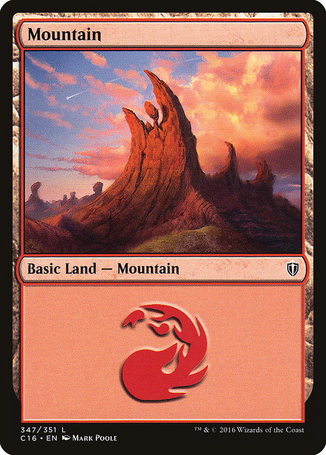 Mountain (#347) [Commander 2016] (C16 347)