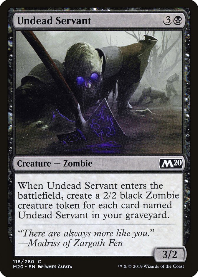 Undead Servant [Core Set 2020] (M20 118)