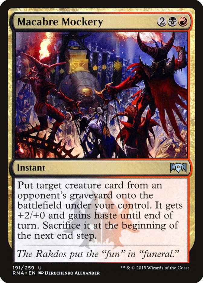 Macabre Mockery [Ravnica Allegiance] (RNA 191)