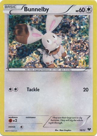 Bunnelby (10/12) [Mcdonald's Promos: 2014 Collection]