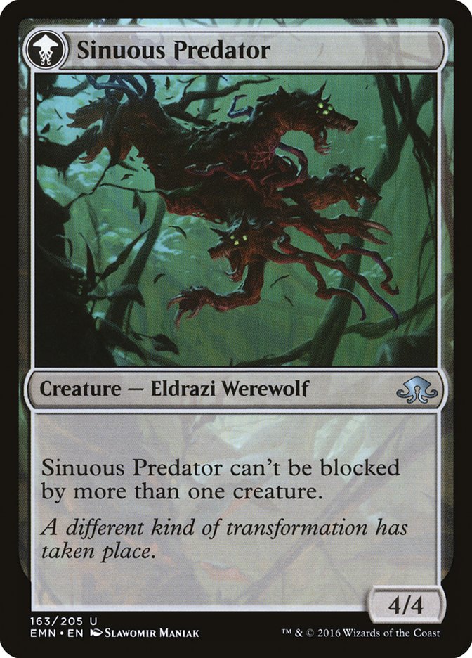 Kessig Prowler // Sinuous Predator [Eldritch Moon] (EMN 163)