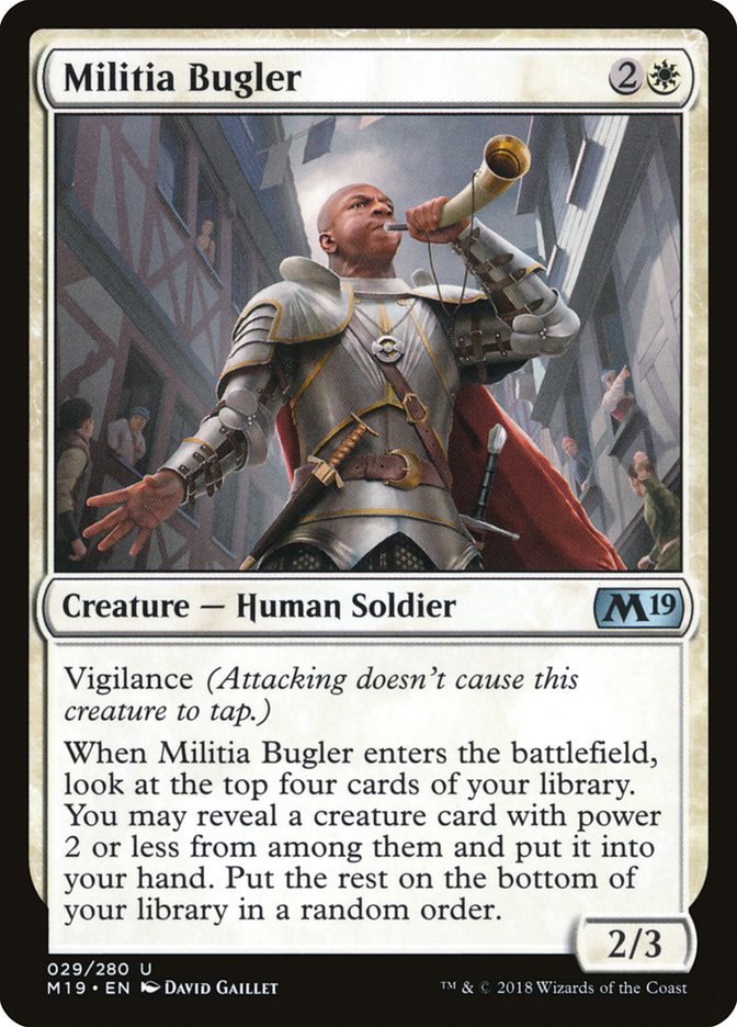 Militia Bugler [Core Set 2019] (M19 29)