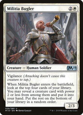 Militia Bugler [Core Set 2019] (M19 29)