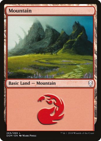 Mountain (#265) [Dominaria] (DOM 265)