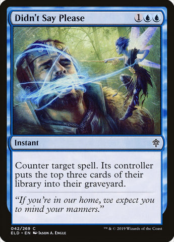 Didn't Say Please [Throne of Eldraine] (ELD 42)