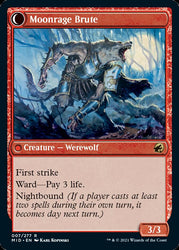 Brutal Cathar // Moonrage Brute [Innistrad: Midnight Hunt] (MID 7)