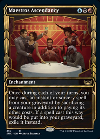 Maestros Ascendancy (Showcase Golden Age) [Streets of New Capenna] (SNC 316)
