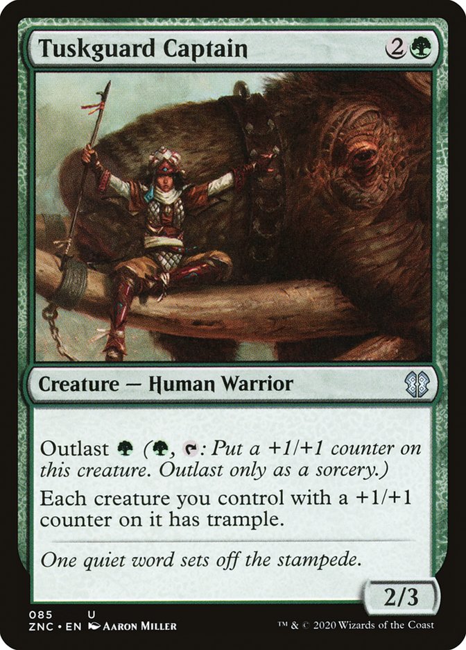 Tuskguard Captain [Zendikar Rising Commander] (ZNC 85)