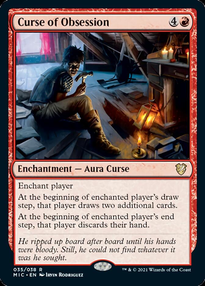 Curse of Obsession [Innistrad: Midnight Hunt Commander] (MIC 35)