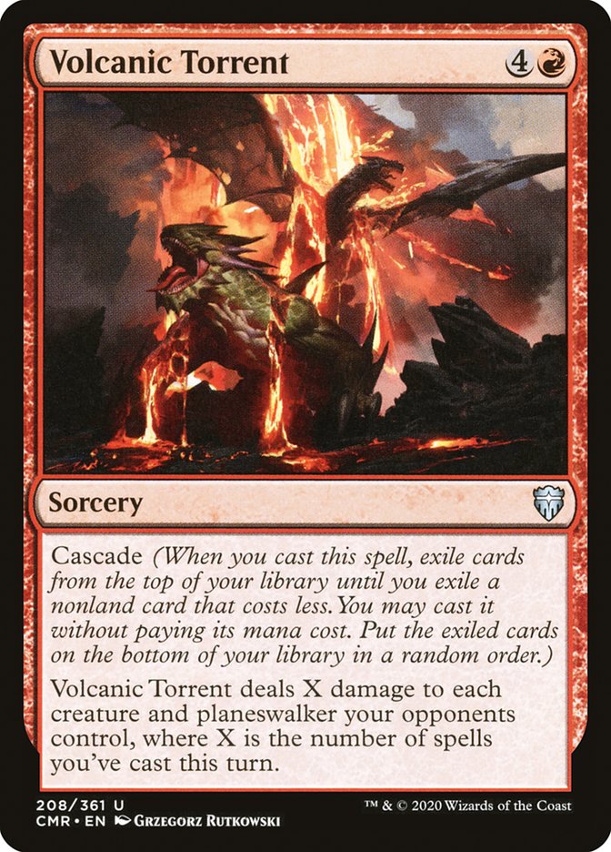 Volcanic Torrent [Commander Legends] (CMR 208)