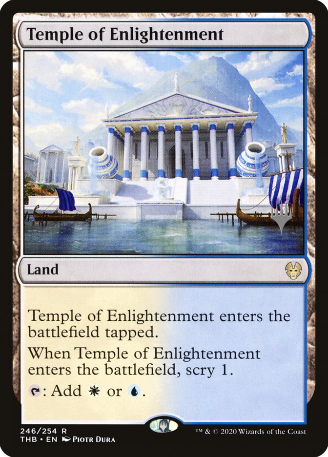 Temple of Enlightenment (Promo Pack) [Theros Beyond Death Promos] (PTHB 246P)