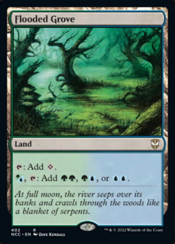 Flooded Grove [Streets of New Capenna Commander] (NCC 402)