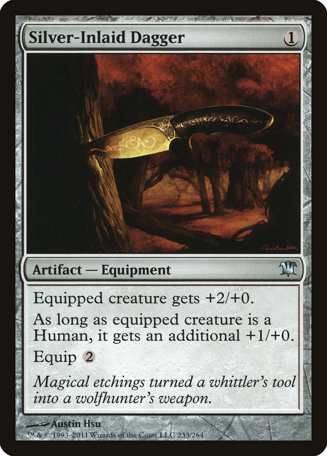 Silver-Inlaid Dagger [Innistrad] (ISD 233)