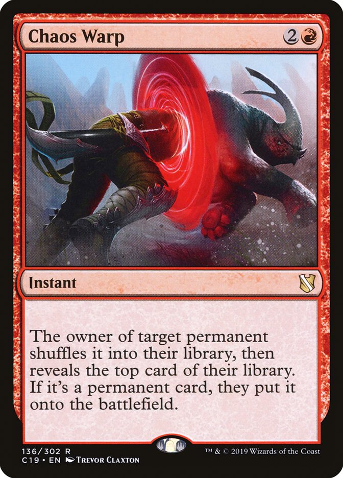 Chaos Warp [Commander 2019] (C19 136)