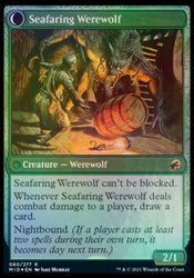 Suspicious Stowaway // Seafaring Werewolf [Innistrad: Midnight Hunt Prerelease Promos] (PMID 80)