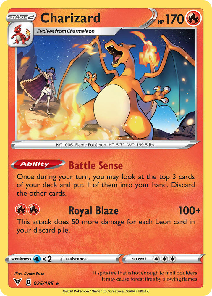Charizard (25) [Sword & Shield: Vivid Voltage]