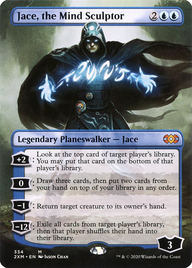 Jace, the Mind Sculptor (Borderless) [Double Masters] (2XM 334)